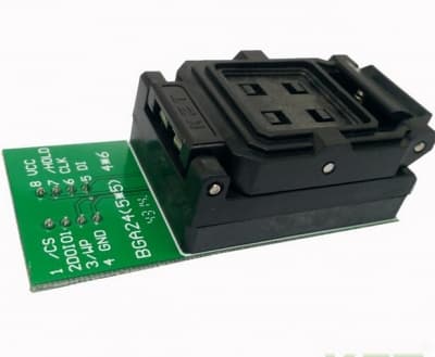 BGA24 To DIP 8pin Test Socket BGA24 flash memory adapter